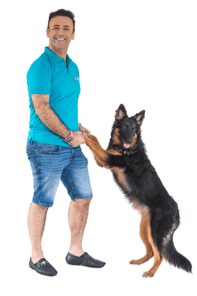 Specialist with dog